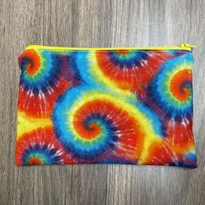 Tie Dye Novelty Bag Zipper Travel Pouch
